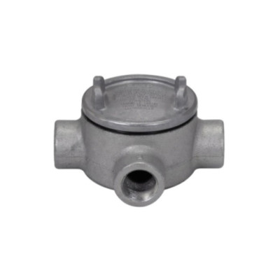 Crouse-Hinds GUAT16, Rigid Conduit Outlet Box And Cover, 1/2'', 1 PC