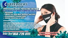 3PCS BlackFaceMasks,Washable,Reusable Unisex-BlackMouthCoverMade in U.S.A.