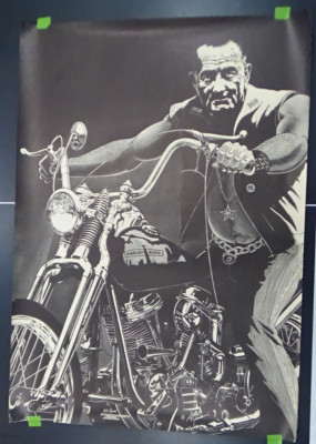 Vintage Bob Dara Harley Bird Lyndon B. Johnson 30.5''x42.5'' Poster #40