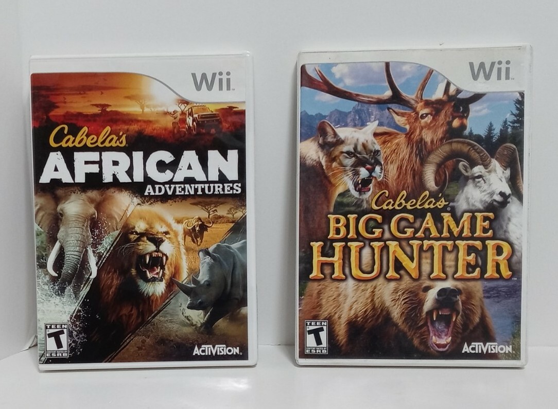 Cabela's African Adventures Big Game Hunter Nintendo Wii Games