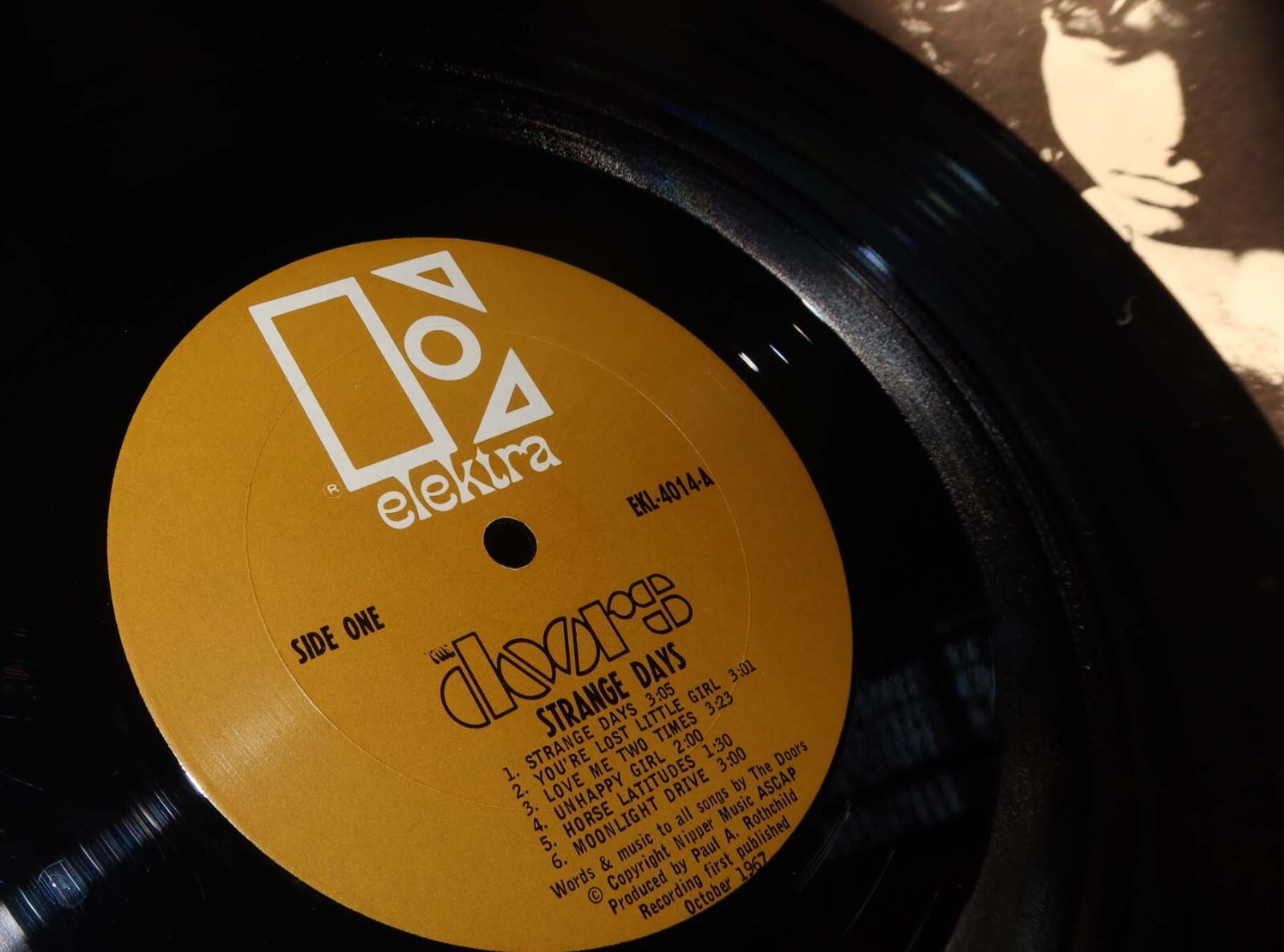 The Doors Strange Days NM LP 1st U.S. Elektra EKL4014 MONO Insert 1967