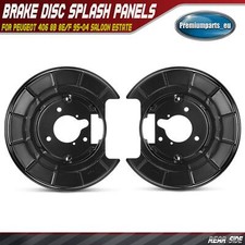 2x Brake Disc Dust Shields Rear for Peugeot 406 8B 8E/F 1995-2004 421281 11249