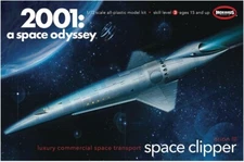 Mobius Model 2001: A Space Odyssey Orion Space Clipper 1/72 scale Plastic model