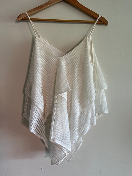 SEED Heritage Floaty Mesh Cami Tank Size XS