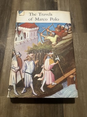 Vintage The Travels of Marco Polo Orion Press Illustrated Color Prints HC DJ