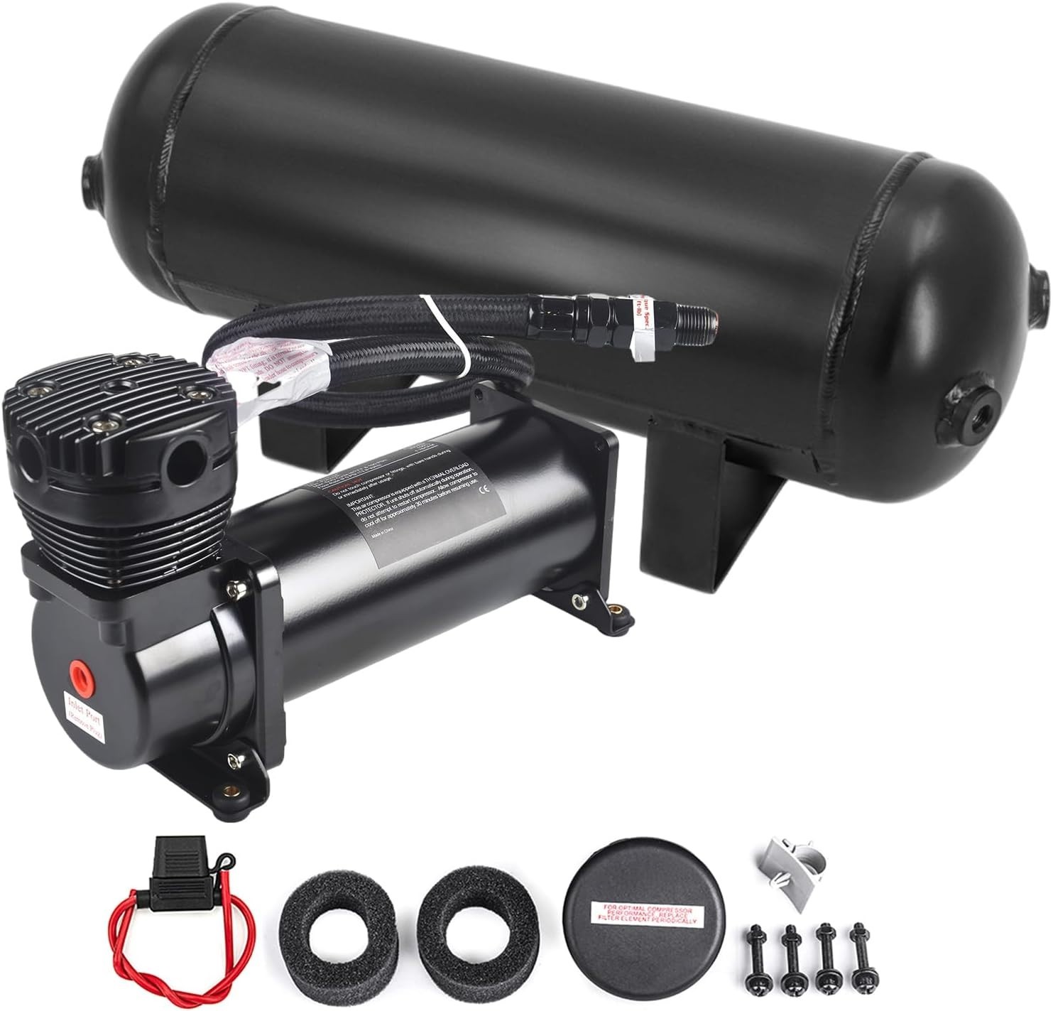 With 3 Gallon Compressed Storage Tank