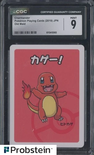 2019 Pokemon Playing Cards Japanese Old Maid Charmander CGC 9 MINT