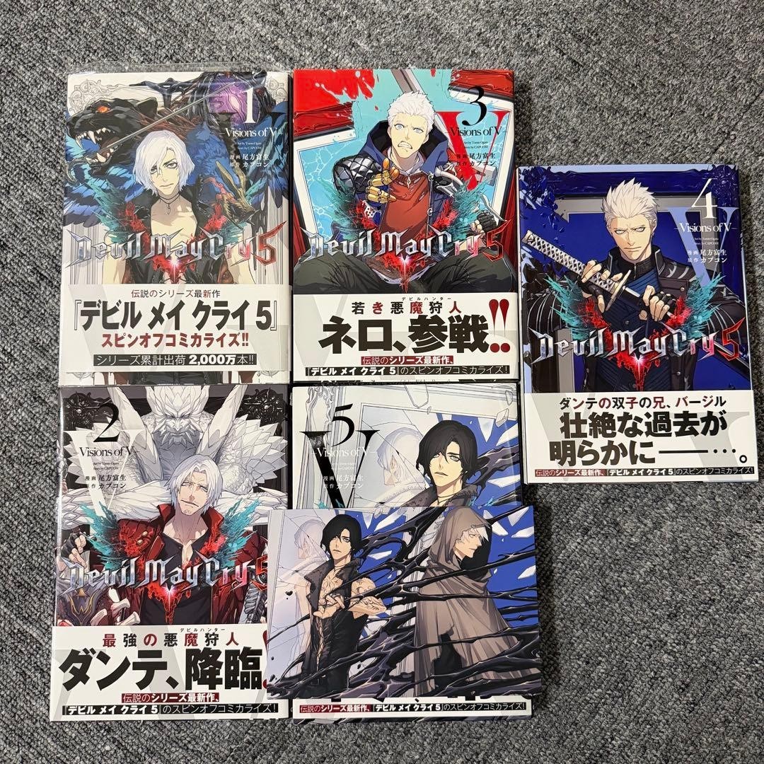 Devil May Cry 5 Visions of V Manga Vol.1-5 Complete Set 1st Ed | eBay