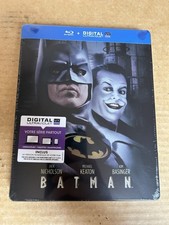 Batman (1989) Movie Blu Ray Steelbook NEW & SEALED - Tim Burton Rare Import