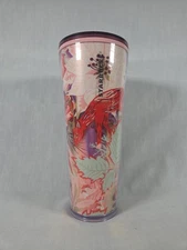 Starbucks Enchanted Forest Fox Deer Cold Cup Tumbler No Straw 