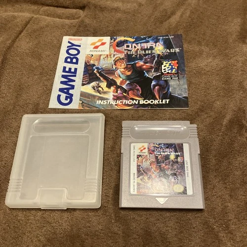 Nintendo Game Boy Contra The Alien Wars Complete With Manual Tested