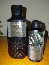 Bath  Body Works Vanilla Noir Mens Collection Body Wash  Body Spray New