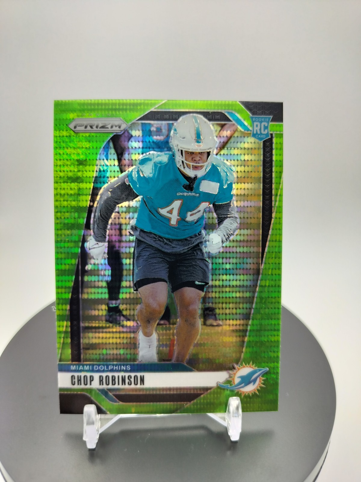 2024 Panini Prizm - Rookies Chop Robinson #319 Neon Green Pulsar Prizm (RC)