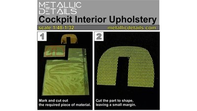 1/32 Metallic Details MDP32035 Cockpit Interior Upholstery (Green)