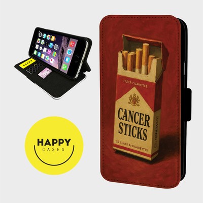 QUIT CIGARETTES FAGS - Kunstleder Flip Handyhülle - iPhone/Samsung