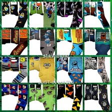 Odd Sox Crazy SOCKS CREW Unisex Men 6-12 LOT26 NEW Tag FREE SHIP/Insurance/Track