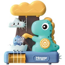 Bath Toys Dinosaur Interactive With Strong Suction Cups Waterfall Kids Toy
