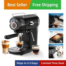 Macchina da espresso, 20 BAR Pompa Controllo Temperatura, Macchina da caffè espresso compatta con...