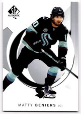 2024-25 SP Authentic Matty Beniers Seattle Kraken #80