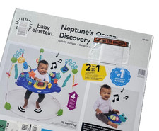 Open Box NEW Authentic Baby Einstein Neptune Ocean Discovery Jumper 6M 25Lb