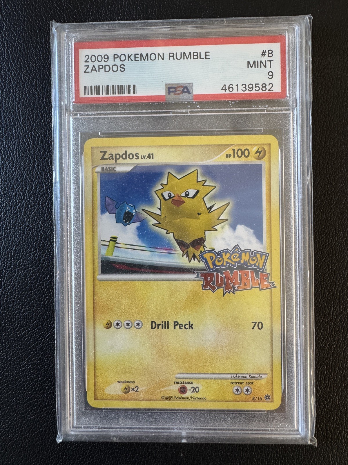 Pokemon Zapdos Rumble #8 PSA 9 Mint
