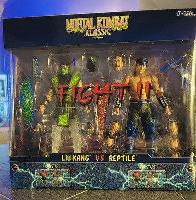 McFarlane Toys Mortal Kombat Klassic Lui Kang VS Reptile 2 Pack NEW / SEALED
