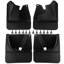 Set of 4PCS Mud Flaps Splash Guards Mudguards Mudflaps with Hardware Kits