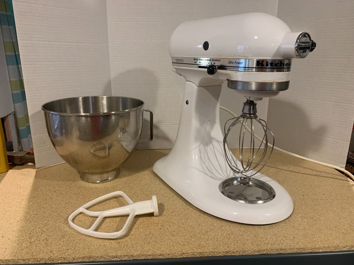 KitchenAid Counter Top Tilt Head Stand Mixer KSM90 Wh