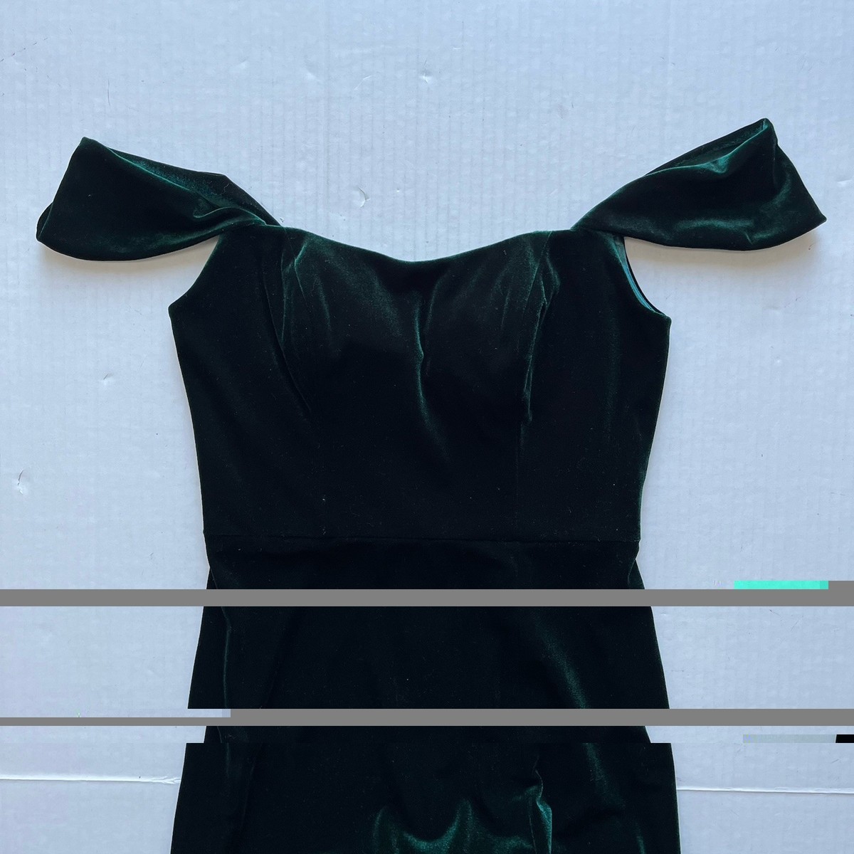 Jenny Yoo Collection Issa Off The Shoulder Column Gown Stretch Velvet Bridesmaid View 3