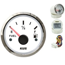 KUS Fuel Tank Gauge Boat Marine Truck Car GasLevel Indicator 52mm 0-190ohms