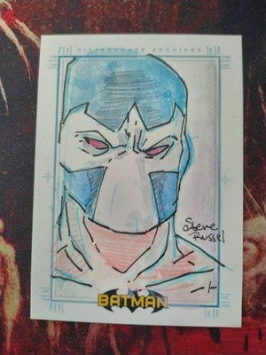 Rittenhouse Batman Archives Sketch Card Steve Russel