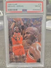 Fleer 1995-96 Flair Michael Jordan Chicago Bulls #15 PSA 8 Graded Card