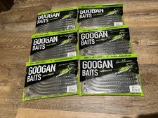 (6) Packs Googan Squad 8” Slim Shake Alabama Craw Bundle Brand New In Pack