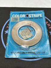 CARL GOLDBERG 721 Color Stripe. Light Cream. 1/8" X 36'