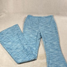 No Boundaries Girls Heathered Blue Ankle Leggings S 3-5 Athleisure Knit