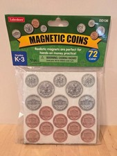 Lakeshore Magnetic Coins DD136 72 Pc Money Ma...