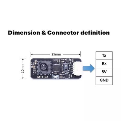 New Optical Flow And Lidar Sensor Module MTF-02 Compatible With For INAV/APM/PX4