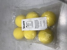 Velocity LAX Standard Yellow Lacrosse Balls 6 Pack