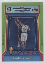 2020 Panini Donruss Optic Air Defense Lime Green Prizm /149 Kawhi Leonard #4 x3y