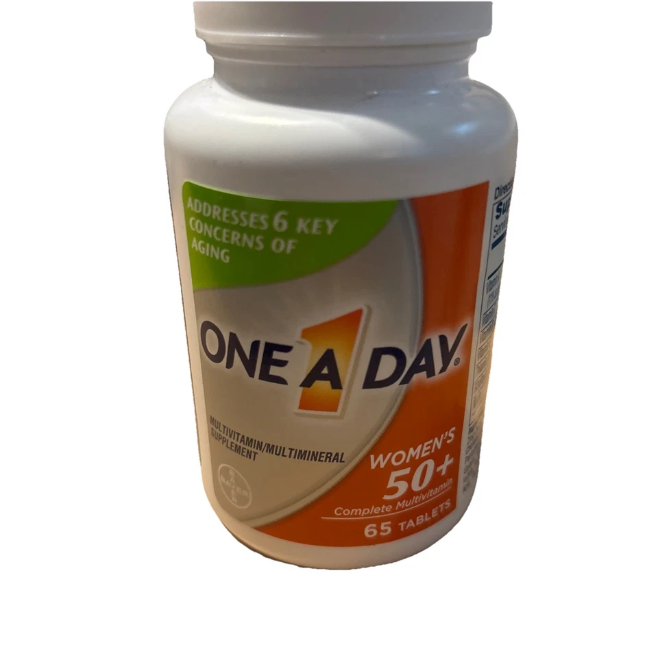 Multivitamínico Completo One A Day MUJER 50+ 65 Exp 02/27 Precintado Foto 2 de 4