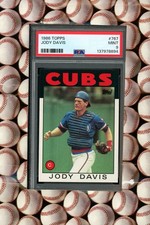 1986 TOPPS #767 JODY DAVIS MINT PSA 9