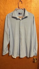 Perry Ellis Men's Long Sleeve Dress Shirt Size 16 34/35
