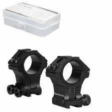 WestHunter WH202 Adjustable Height Dovetail Scope Rings 1 Inch 30mm Black