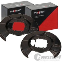 2X Maxgear Spritzbleche Bremsscheiben Hinten Passend FÜR BMW 5 6