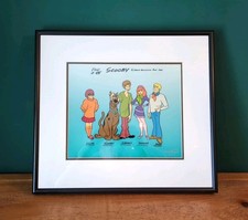 Scooby Doo Line Up Hanna-Barbera Animation Art Sericel Limited Edition with COA
