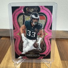 2025 Panini Select - Suite Level Cooper DeJean #392 Pink Glitter Prizm /15