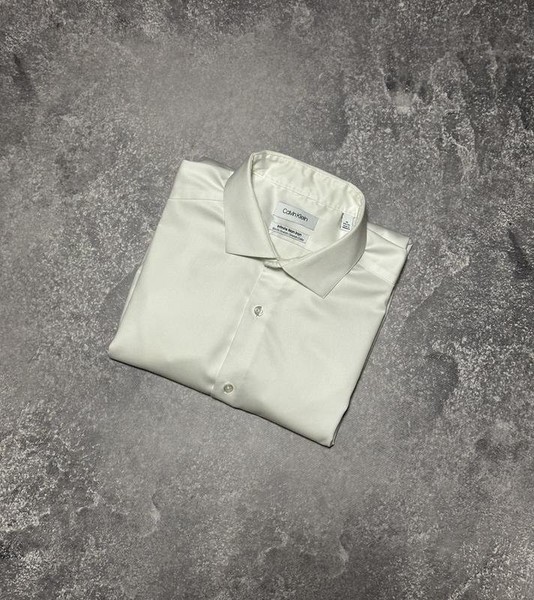 Men Calvin Klein Shirt White 40 /L / 48