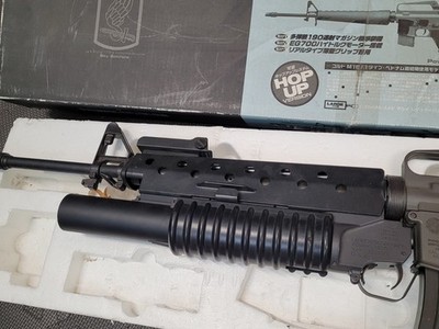 Use Tokyo Marui M203 Airsoft Grenade Launcher Accessory For M4A1