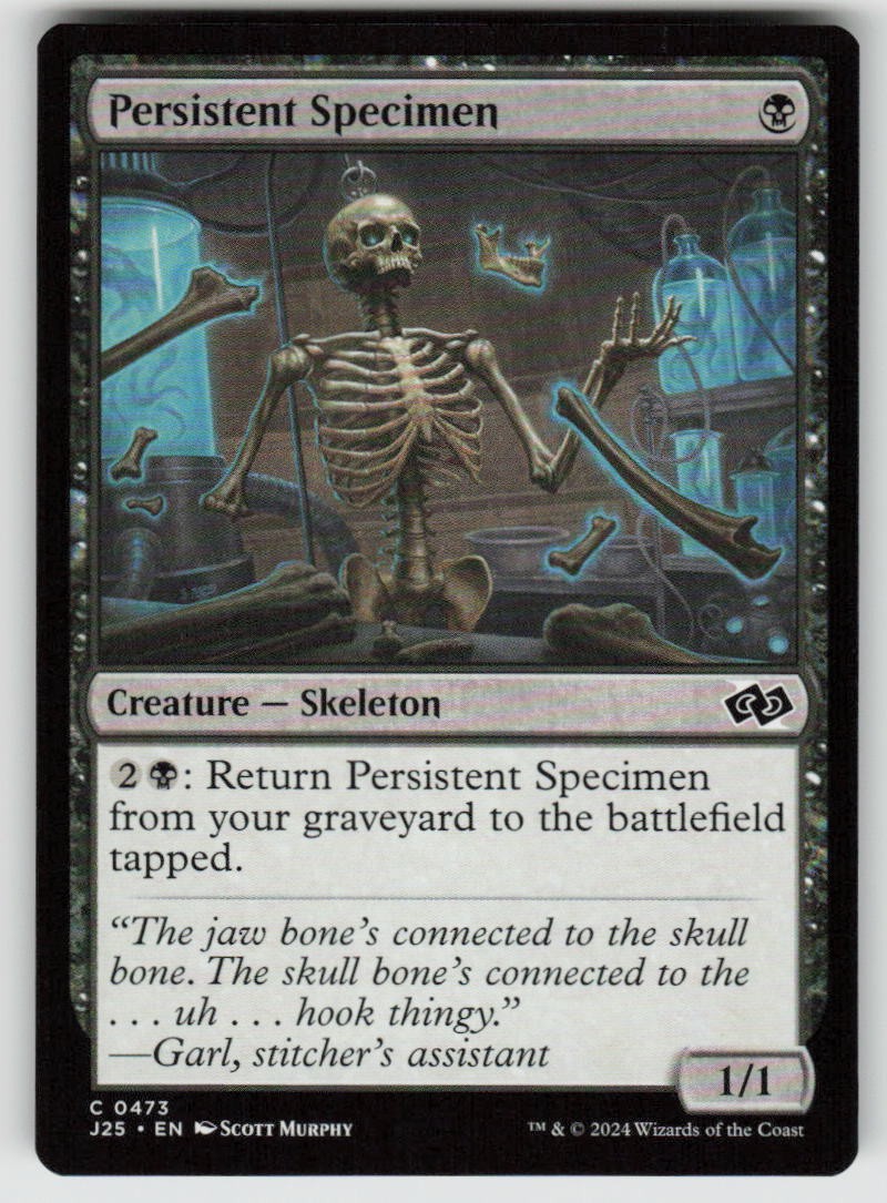 Persistent Specimen Common Foundations Jumpstart 473 MTG Near Mint