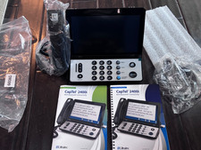 CapTel 2400i Captioned Telephone with User Manual New No Power Cord